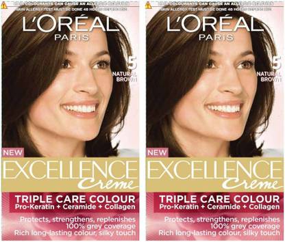 L'Oréal Paris Excellence Creme , Natural Brown 5 - Price in India, Buy L'Oréal Paris Excellence Creme , Natural Brown 5 Online In India, Reviews, Ratings & Features L'Oréal Paris Excellence Creme , Natural Brown 5 - Price in India, Buy L'Oréal Paris Excellence Creme , Natural Brown 5 Online In India, Reviews, Ratings & Features