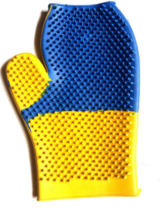 dog bath gloves