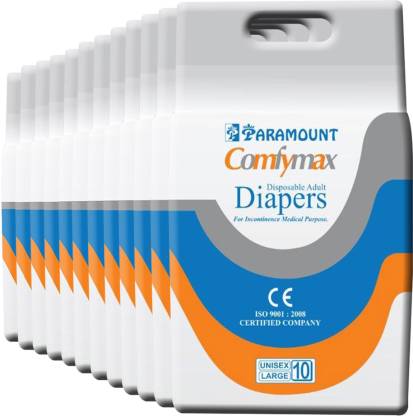 Paramount Comfymax Premium Adult Diapers - L