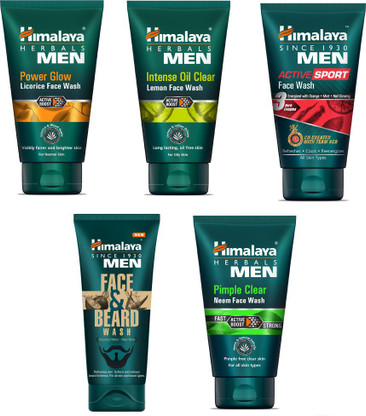 himalaya men lemon face wash