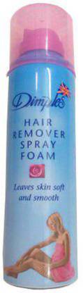 Dimples hair removal spray foam