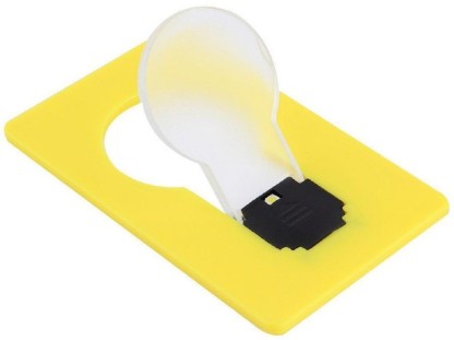 Credit Card Size Portable LED Night Wallet Purse Pocket Light Lamp Bulb Superb 