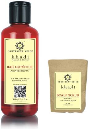 CONTINENT SPICE HERBAL HAIR GROWTH OIL WITH SCALP SCRUB- CS682005 Price in  India - Buy CONTINENT SPICE HERBAL HAIR GROWTH OIL WITH SCALP SCRUB-  CS682005 online at 