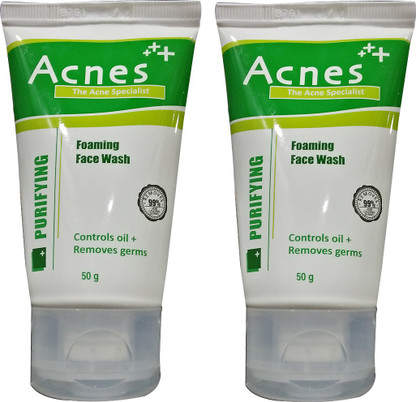 acnes purifying foaming face wash
