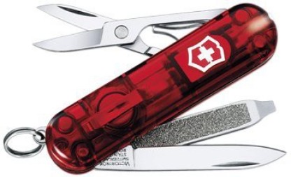 Ruby Victorinox SwissLite Swiss Army Knife 