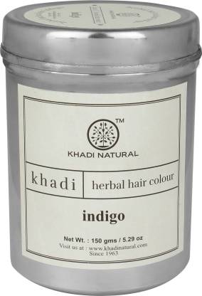 KHADI NATURAL Herbal Hair Color -Indigo Henna - Price in India, Buy KHADI  NATURAL Herbal Hair Color -Indigo Henna Online In India, Reviews, Ratings &  Features 