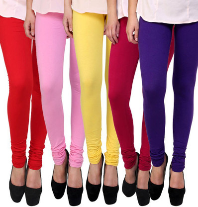 Cotton Lycra Leggings Combo-Pack 