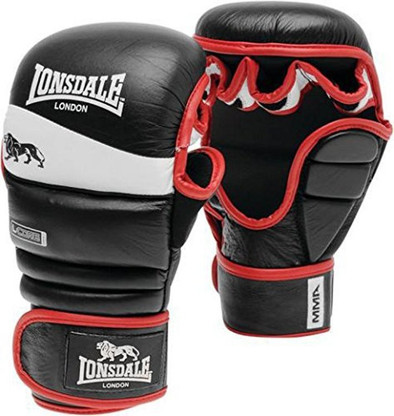 MMA LEATHER GLOVES plus a FREE MOUTH GUARD 