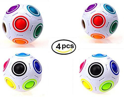 cuberspeed rainbow ball magic cube fidget toy puzzle magic rainbow ball puzzle fun fidget