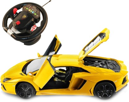 yellow remote control lamborghini