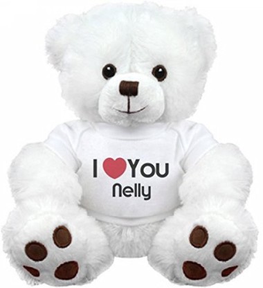 Adopted By NELLY Cuddly Dog Teddy Bear Wearing a Printed Named T-Shir NELLY-TB2 