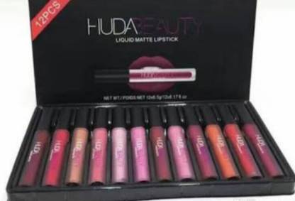 Huda Beauty Huda Lipstick Vault Of 12 Price In India Buy Huda Beauty Huda Lipstick Vault Of 12 Online In India Reviews Ratings Features Flipkart Com