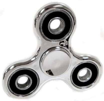 fidget spinner silver
