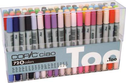 Copic Marker Ciao Markers 72pc Set Set B Ciao Markers 72pc Set Set B Shop For Copic Marker Products In India Flipkart Com These permanent markers are used to mark or write anything specific or important features : copic marker ciao markers 72pc set set