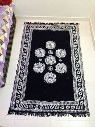 Globe Rudra Black Cotton Carpet