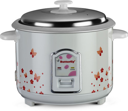 Butterfly cylindrical electric cooker outlet