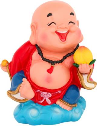 Mobaccs Laughing Buddha holding Peach for longevity, wellbeing and  everlasting life Decorative Showpiece - 8 cm Price in India - Buy Mobaccs Laughing  Buddha holding Peach for longevity, wellbeing and everlasting life