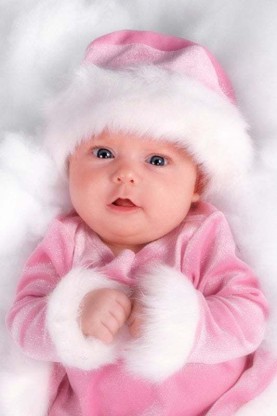 cute babies with pink dress wallpapers