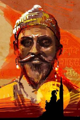 shivaji maharaj ON GOOD QUALITY HD QUALITY WALLPAPER POSTER Fine Art Print  - Art & Paintings posters in India - Buy art, film, design, movie, music,  nature and educational paintings/wallpapers at 