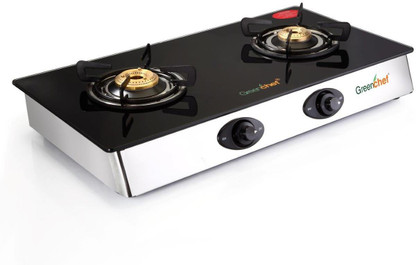 greenchef ebony glass manual gas stove