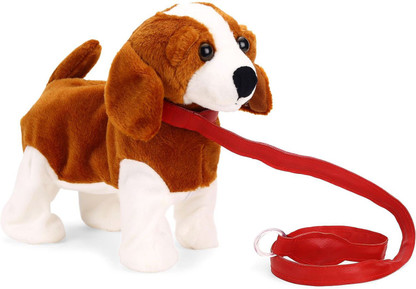 walking soft toy dog