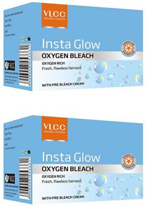 Vlcc Insta Glow Oxygen Bleach Pack 2 51 2 102g Price In India Buy Vlcc Insta Glow Oxygen Bleach Pack 2 51 2 102g Online In India Reviews Ratings Features Flipkart Com