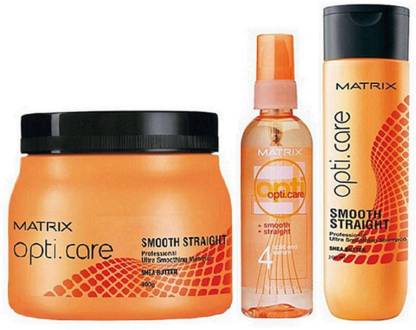 MATRIX Opti Care Silky, Smooth & Straight Hair Combo ( Spa+ Serum+ Shampoo)  Price in India - Buy MATRIX Opti Care Silky, Smooth & Straight Hair Combo (  Spa+ Serum+ Shampoo) online