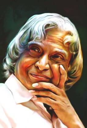 Abdul Kalam Painting scientist wallpaper poster on LARGE PRINT 36X24 INCHES  Photographic Paper - Personalities posters in India - Buy art, film,  design, movie, music, nature and educational paintings/wallpapers at  