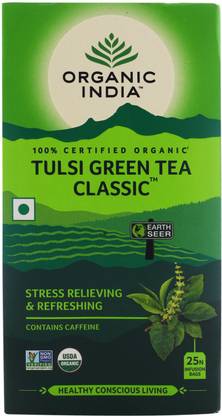 Organic India Tulsi Green Tea Bags Box Price In India Buy Organic India Tulsi Green Tea Bags Box Online At Flipkart Com Green tea is the least processed tea out of all other types of. organic india tulsi green tea bags box