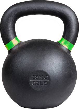 KOBO 28 Kg Cast Iron for Strength and Conditioning Black Kettlebell