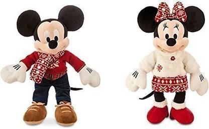 Disney 2022 Holiday Mickey And Minnie Plush