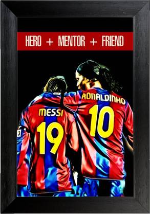 Athah Messi And Ronaldinho Wall Poster Paper Print Quotes Motivation Posters In India Buy Art Film Design Movie Music Nature And Educational Paintings Wallpapers At Flipkart Com