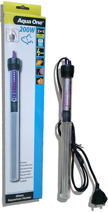 aqua one glass heater 200w