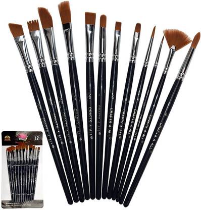 photo Best Paint Brush Set For Artists aeoss paint brushes 12 pieces set professional paint brush round pointed tip nylon artist acrylic brush for acrylic watercolor oil painting