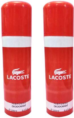 LACOSTE Pack of combo set Deodorant Spray - Men - Price in India, LACOSTE Pack of 2 combo set Deodorant Spray - For Online In India, Reviews & Ratings | Flipkart.com