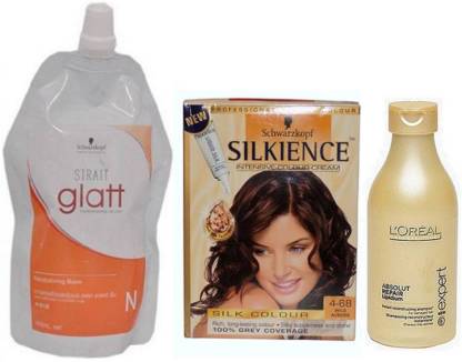 Schwarzkopf Glatt Hair Straightener, Hair Color & L'oreal Absolut Shampoo  Price in India - Buy Schwarzkopf Glatt Hair Straightener, Hair Color &  L'oreal Absolut Shampoo online at 