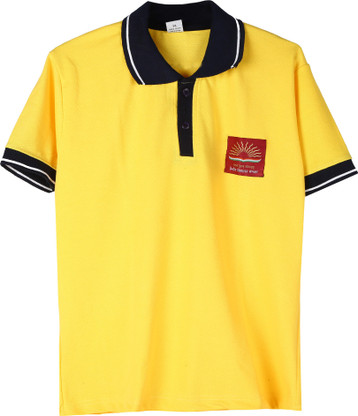 uniform yellow shirt