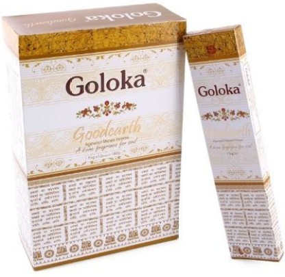 Original Goloka Good Earth Incense Sticks 15gms x 12 packs = 180gmsShips Free 