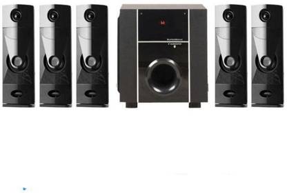 Buy Black Cat Supersonic 5 1 Home Cinema Dj Speaker System With Bluetooth Usb Aux In Fm Radio Mic Input Tower Satellites 8 Woofer For 20000w Pmpo Loud Outpu Bluetooth Home Theatre Online From Flipkart Com