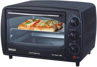 inalsa 16 litre easy bake 16 bk oven toaster grill otg