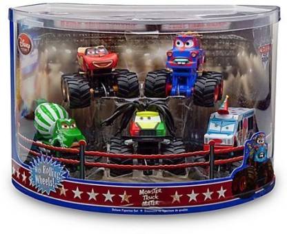 DISNEY Pixar Cars Toon Exclusive Deluxe Monster Truck Mater Martin ...