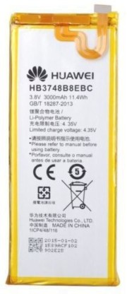 HB3748B8EBC 3000 mah EBC Bateria interna Original Huawei Ascend G7 
