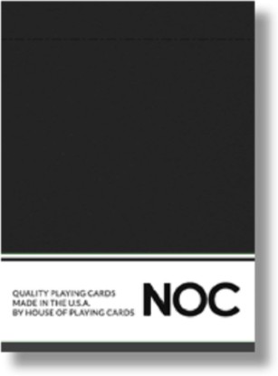 NOC ORIGINAL BLACK MARKED DECK PLAYING CARDS BY USPCC & BLUE CROWN MAGIC TRICKS 