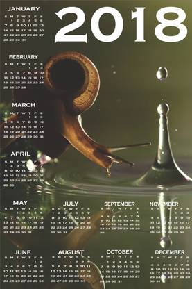 HD WALLPAPER CALENDER Photographic Paper - Decorative posters in India