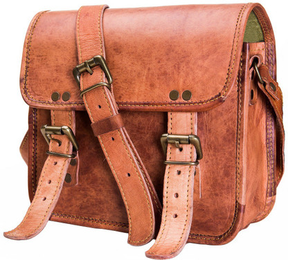 high quality leather messenger bag