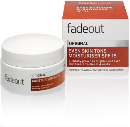 fade out moisturiser spf 15