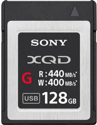 Sony 128GB TOUGH CEB-G Series CFexpress Type B Memory Card with Sony MRWE90 XQD/SD Card Reader bundle 2 Items 