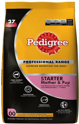 pedigree starter feed