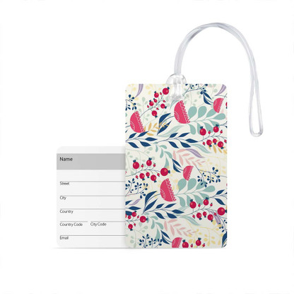 designer luggage tag