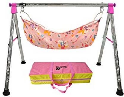 Westturn Indian Style Fully Folding Stainless Steel Ghodiyu Baby Cradle Buy Baby Care Products In India Flipkart Com